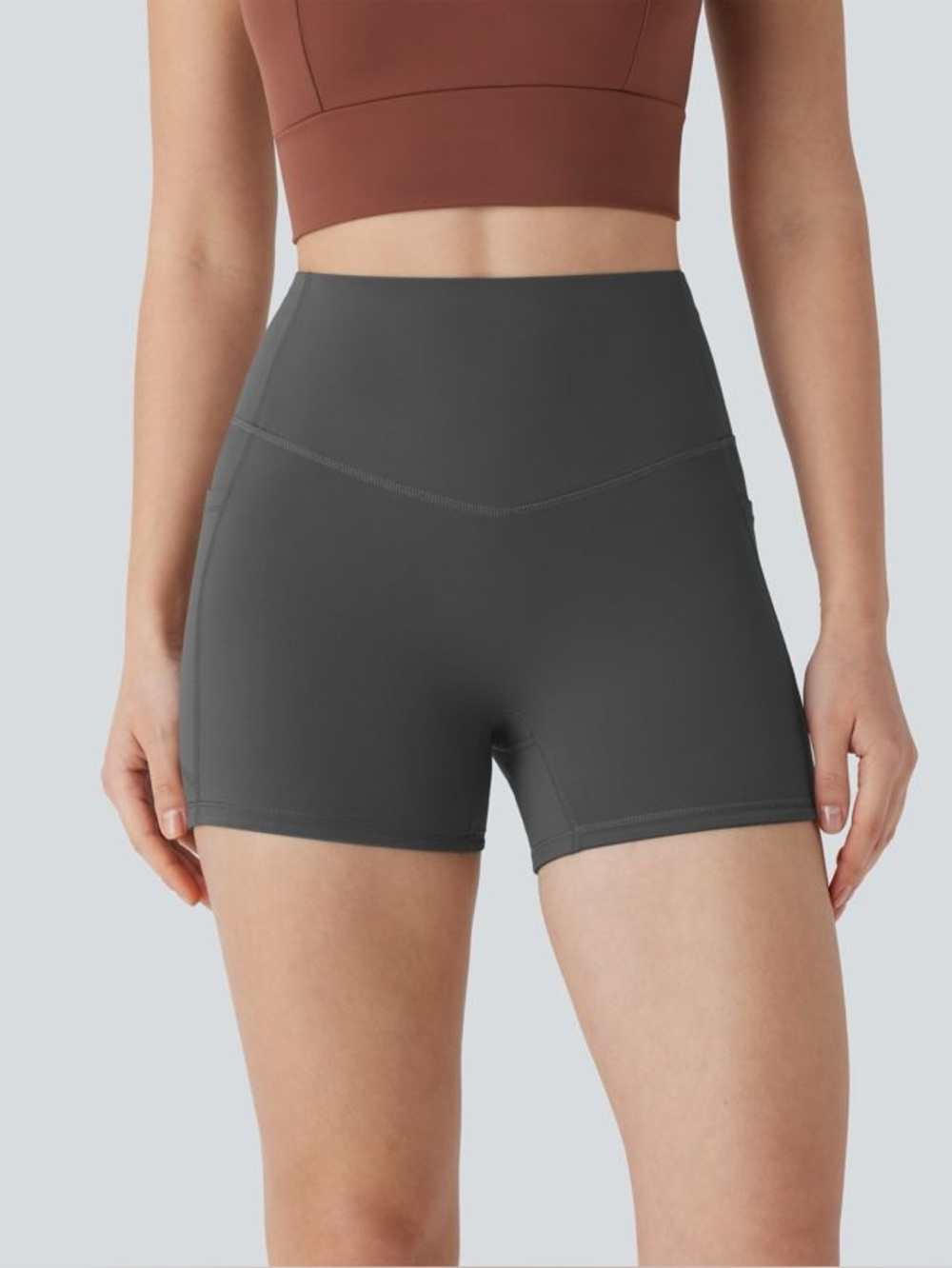 Halara UltraSculpt High Waisted Tummy Control Pocket Shaping
Training Shorts